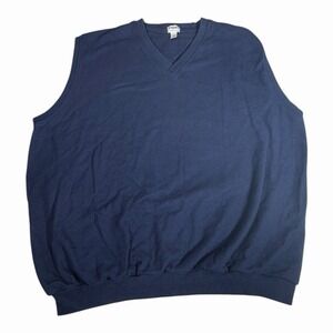 Ping 100% Cotton Pullover Vest 2XL Blue MADE IN USA